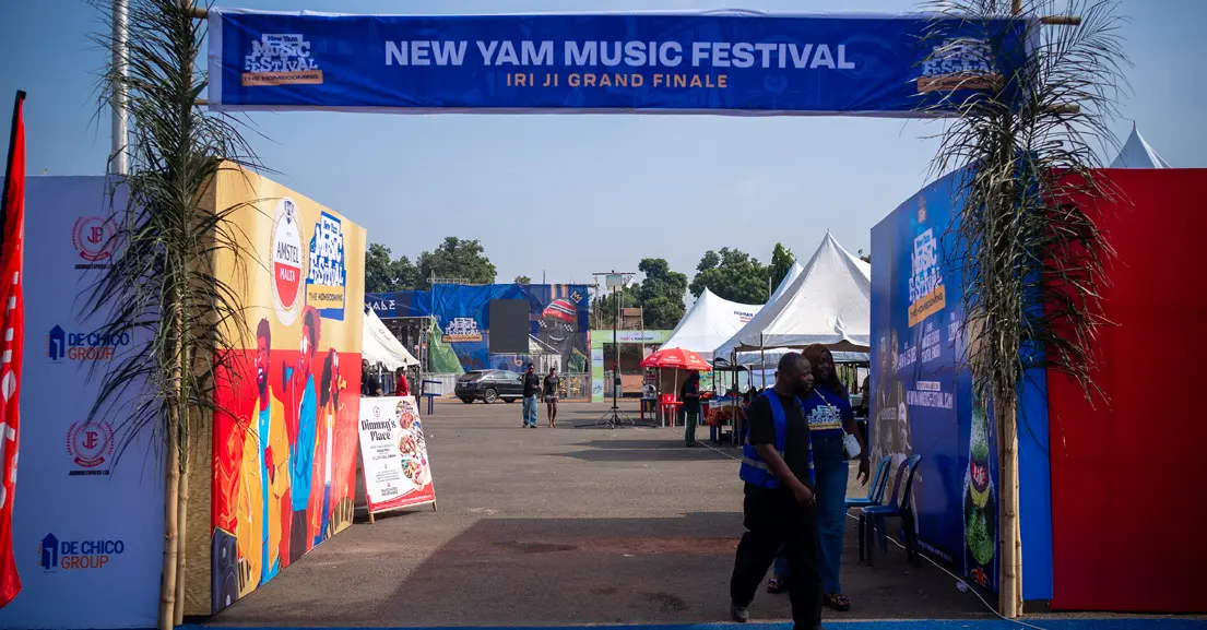 Entrance to a previous New Yam Music Festival